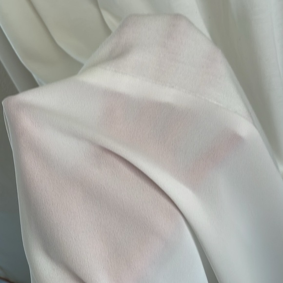 LYSSE New York women’s blouse knit and sheer | ivory | size medium - Picture 5 of 9